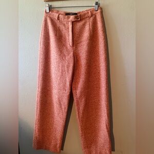 Weekend MaxMara Burt orange tweed pants